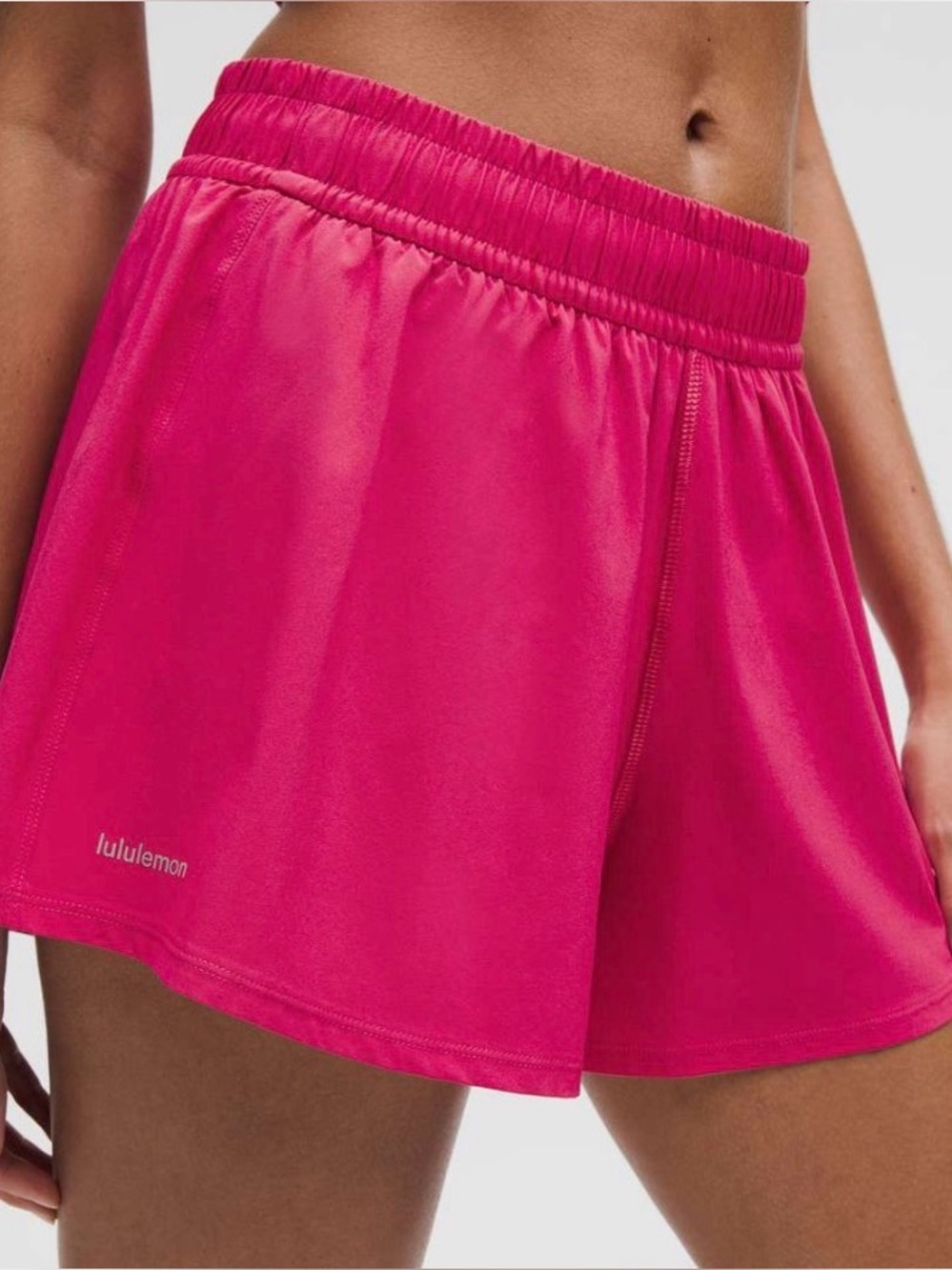 lululemon athletica Women’s Hot Pink Athletic Shorts jersey training xs